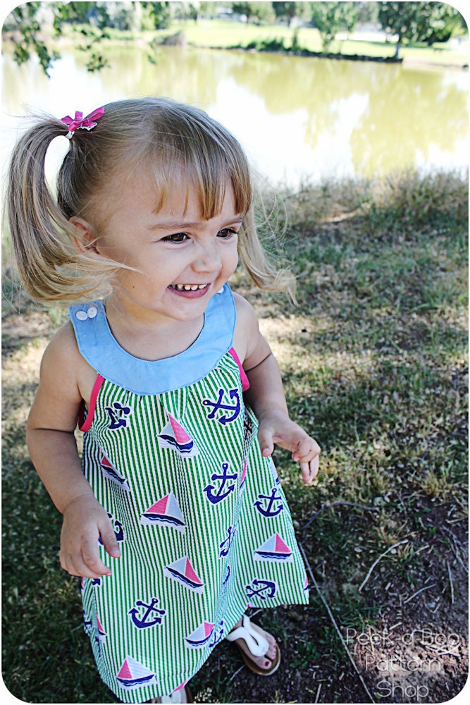 Madison Dress: Girls Dress Pattern, Baby & Toddler Dress Pattern, Sun Dress Pattern