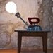 Table Lamp Upcycled Vintage Iron Steampunk Lamp