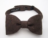 Cocoa Speckle Bow Tie