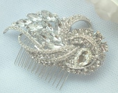 Glamorous-Swarovski Rhinestone Bridal Comb