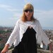 White Lace Bolero, White Shrug, Lace Cardigan, Summer Bolero, Hand Knit Shrug, Wedding Vest, Bamboo Shawl, Wedding Cape by Solandia