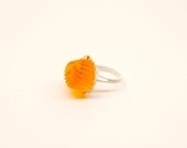 SALE FURTHER REDUCED Dolly Dessert Jelly Ring - Mango Orange