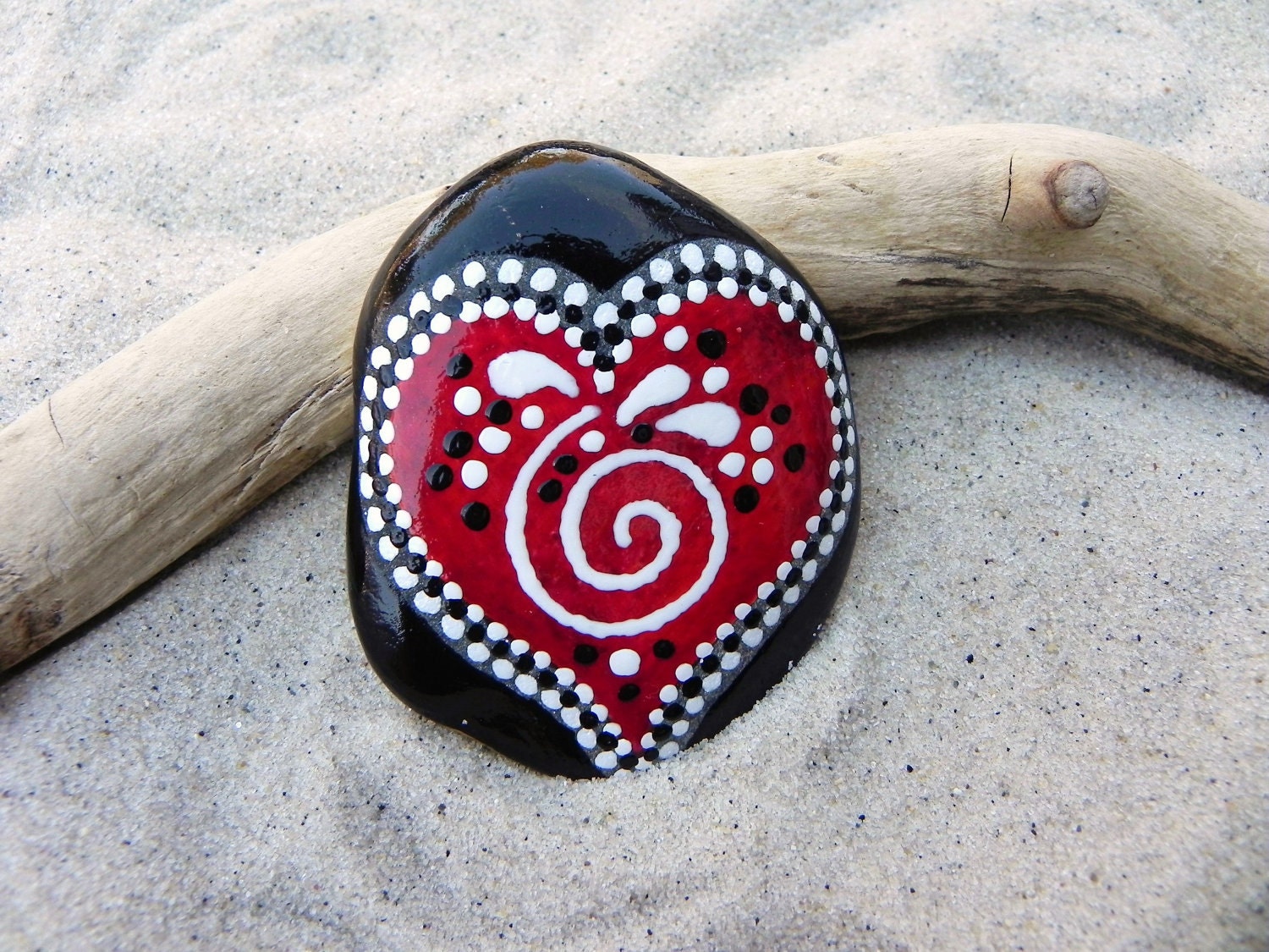 The Power of Love / Painted Rock /Sandi Pike Foundas / Cape Cod