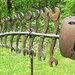 Found object welded garden art fish, Gone COASTAL