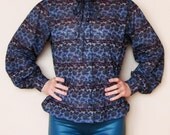 Ruffle Neck Blouse From 70's
