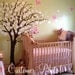 Elegant Vinyl Wall Decal Nursery Tree with Flowers Baby Girl Vinyl Wall Decal Sticker BEST VALUE