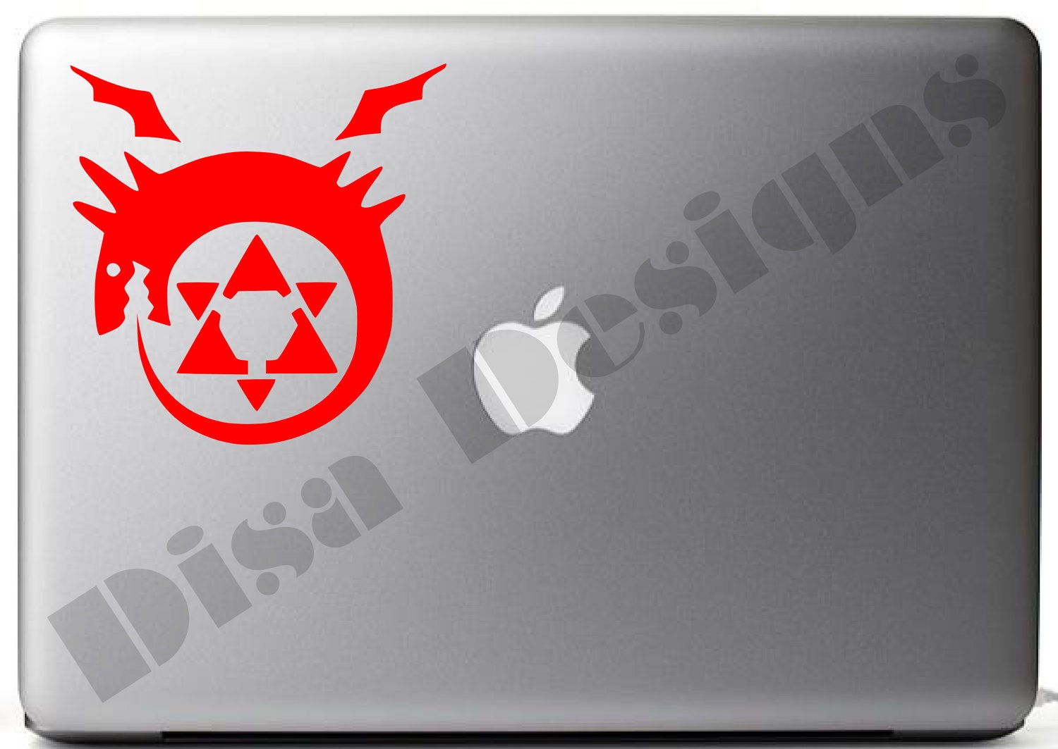 Fullmetal Alchemist, Homunculus inspired vinyl decal Macbook, Laptop, Computer, Notebook, Car decal