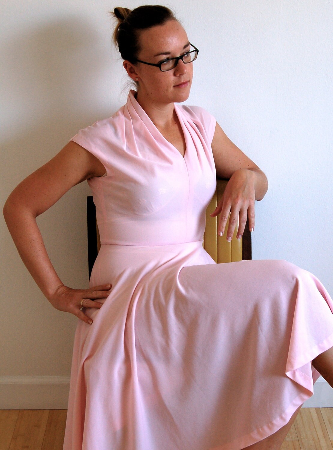 Vintage Dress - Pretty in Pink 1950s Dress