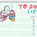 Squid To Do List - Office Organizer Task Chart - Bookish Nerdy Geek Octopus Geekery Office Supply