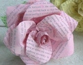 Romance Novel Paper Rose, Love Comes Ever So Softly,