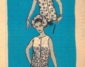 SALE 1960s Women's Blouse, Short Sleeve, Sleeveless Shirt Sewing Pattern Anne Adams Mail Order 4558 Bust 36