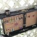 Jewelry Organizer Wall Display Shelf Message Board.. "Black Satin & Ivory" with Nickel or You Choose Color