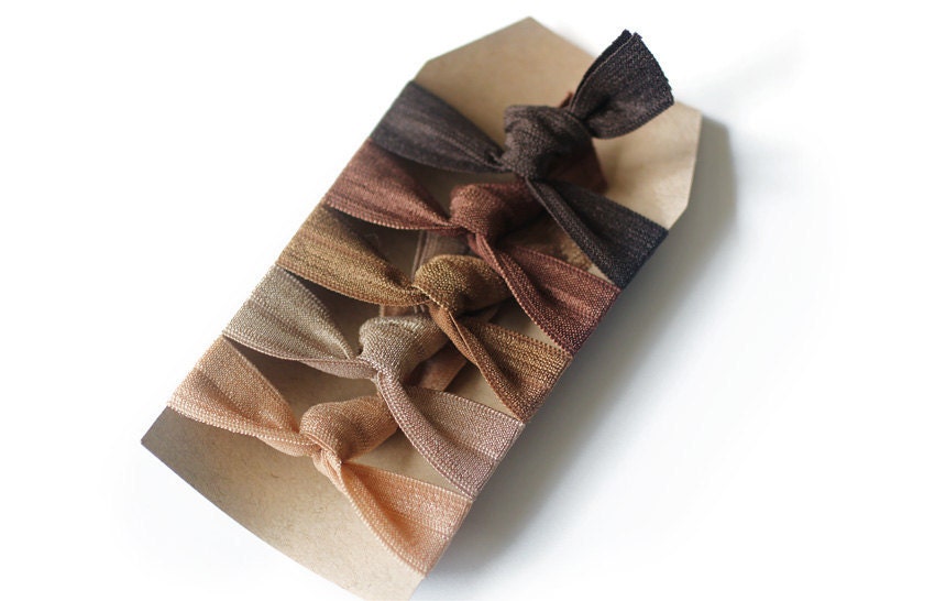 Perfect Hair Ties - Branches - Set of 5 Elastic Hair Ties