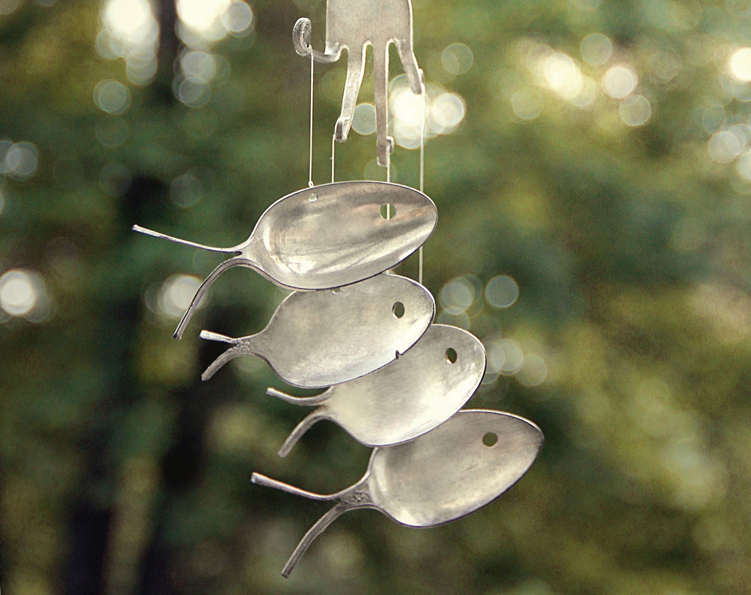 Spoon Fish Wind Chimes - Antique and Unique