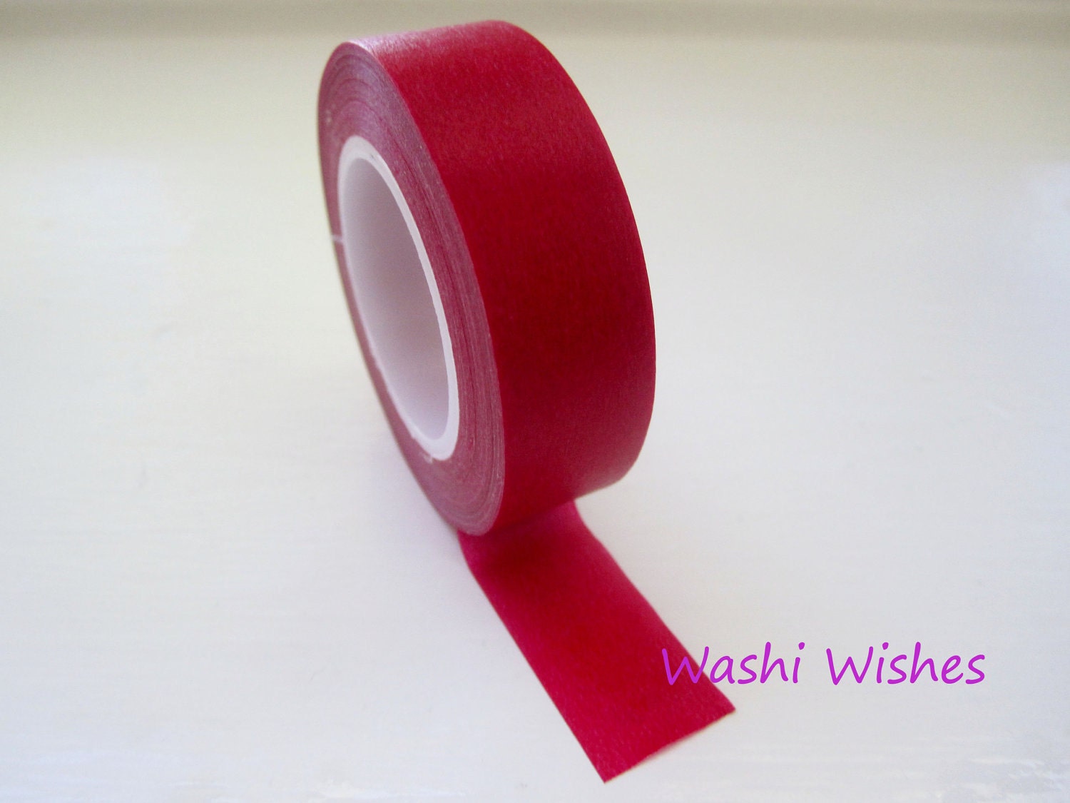 Washi Tape Roll in Cranberry Red