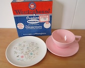 vintage Melmac snack set NEW in box