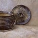 Burnt Iron Brown Handmade Stoneware Ceramic Pottery Lidded Casserole Baking Dish