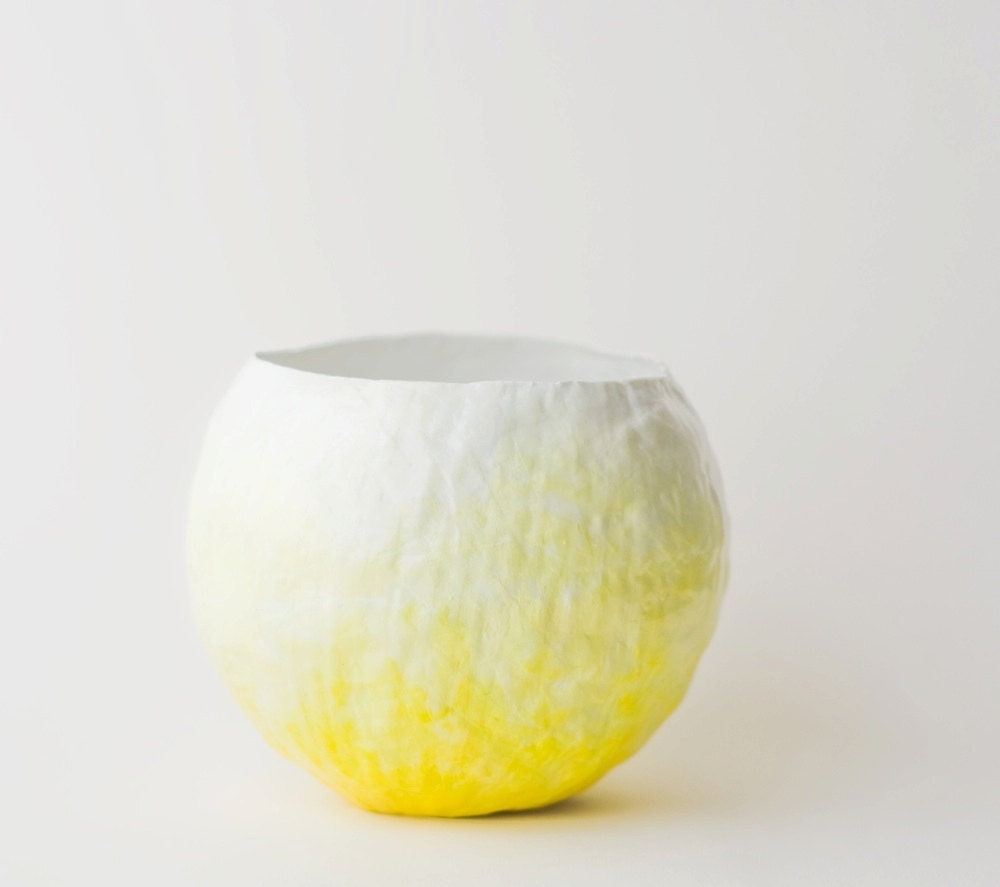 Yellow Fade Vessel - upintheairsomewhere