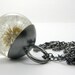 Dandelion and Resin Pendant, Dandelion and Silver Resin Necklace