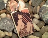 Jungle Bettie Page Keychain or Pendant