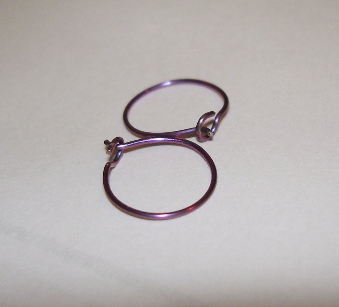 hoop earring niobium hypoallergenic