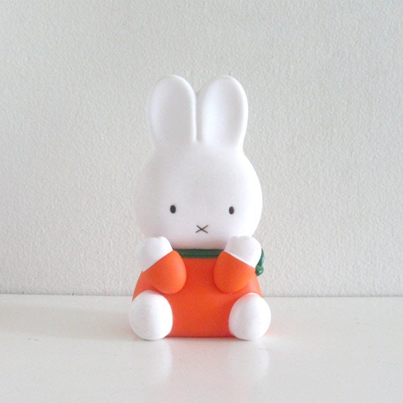 Vintage Squeaky Toy 1980s Dick Bruna Miffy Bunny