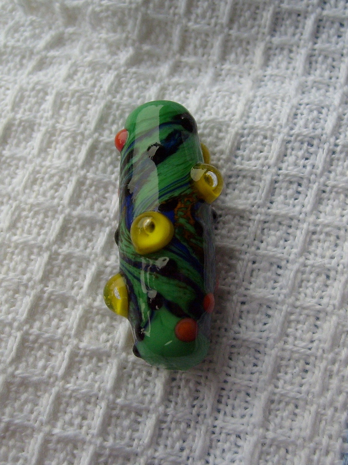 SALE    Handmade Focal Bead, Whirlwind
