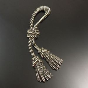 Tassel pendant drop Bronze jewelry   antiqued  necklace findings  V1  quantity one