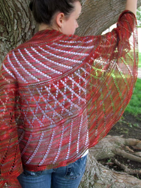 Curvature Shawl Pattern