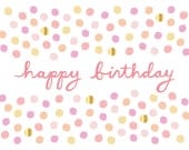 birthday dots card
