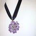 Vintage Pendant   Rhinestones center shades of Lavender     SALE       SALE