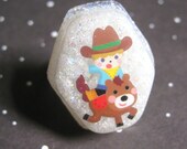 Cowboy Texas Resin Ring