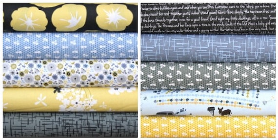 Madrona Road fat quarter bundle--10 pieces---2-1/2 yards total--Violet Craft for Michael Miller Fabrics
