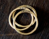 14k Gold Filled Personalized Rings