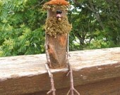 Forrest, the Little Woodlander, Rustic Art Little Person