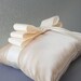 Wedding Champagne And Ivory Ring Bearer Pillow More Colors Available