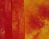 Hand Dyed Fabric Collection 4-dyed on 4th of July free shipping in USA