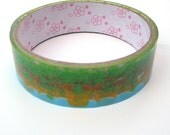 Kawaii Deco Tape, Transparent Decorative, Shamrocks, Clovers Il_170x135