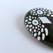 owl - painted stone - small size