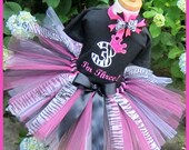 Zebra, Birthday Princess Crown, Number, Party Outfit,Tutu set,Personalized, Safari Themed Parties in Sizes 1yr thru 5yrs