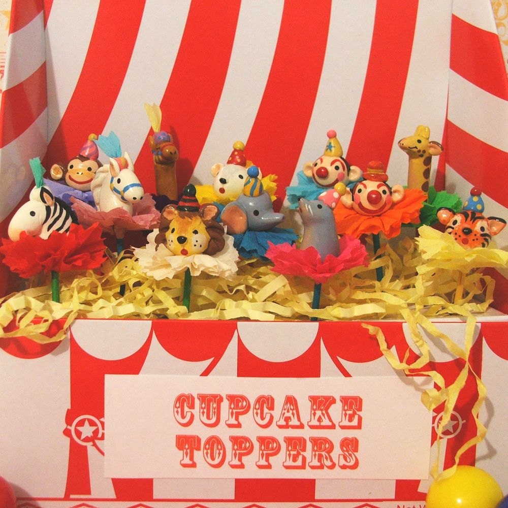 Circus Animal Cupcakes