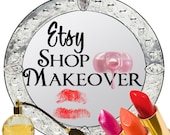 Custom Etsy Banner Set Business Card Avatar Set Complete Graphics Makeover  xox