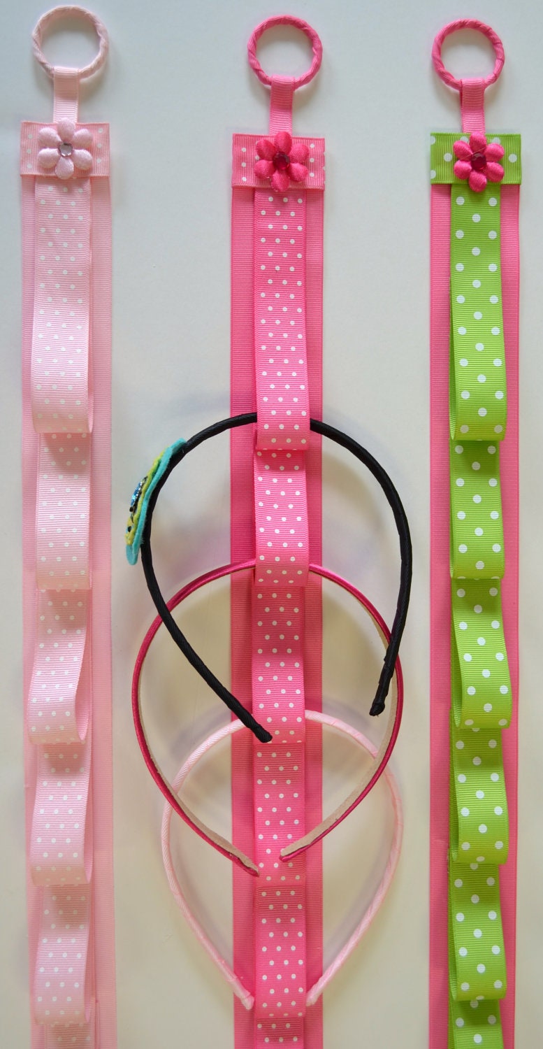 ONE - Handmade Ribbon Headband Holder