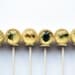 Insects spiders flies centipedes ball style edible images hard candy lollipop - 6 pc. - MADE TO ORDER