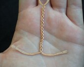 Hand Hammered Copper Thor's Hammer Pendant - Front Facing Bail - Primitive - Gritty - Charm - Alternative