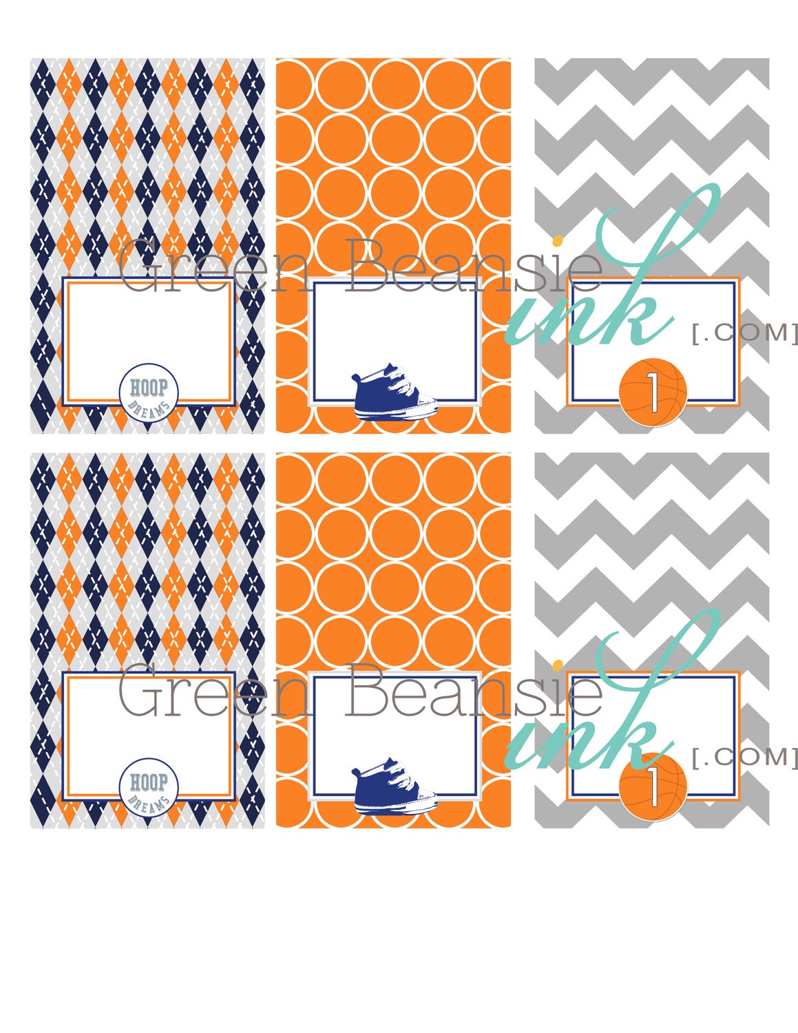 MODERN BASKETBALL Printable Tent Cards Il_170x135
