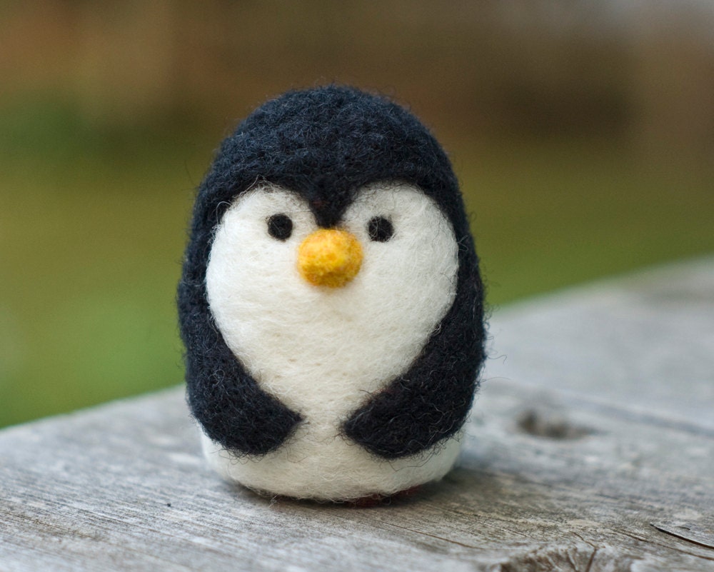 Needle Felted Penguin