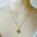 Gold Plumeria Necklace
