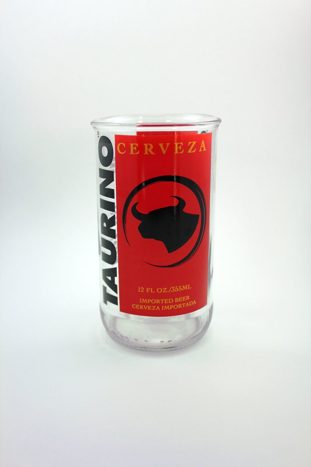 YAVA Glass - Upcycled Taurino Cerveza Beer Bottle Glass