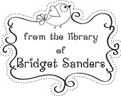 Library of ...Bird with scroll frame Custom  Rubber Stamp